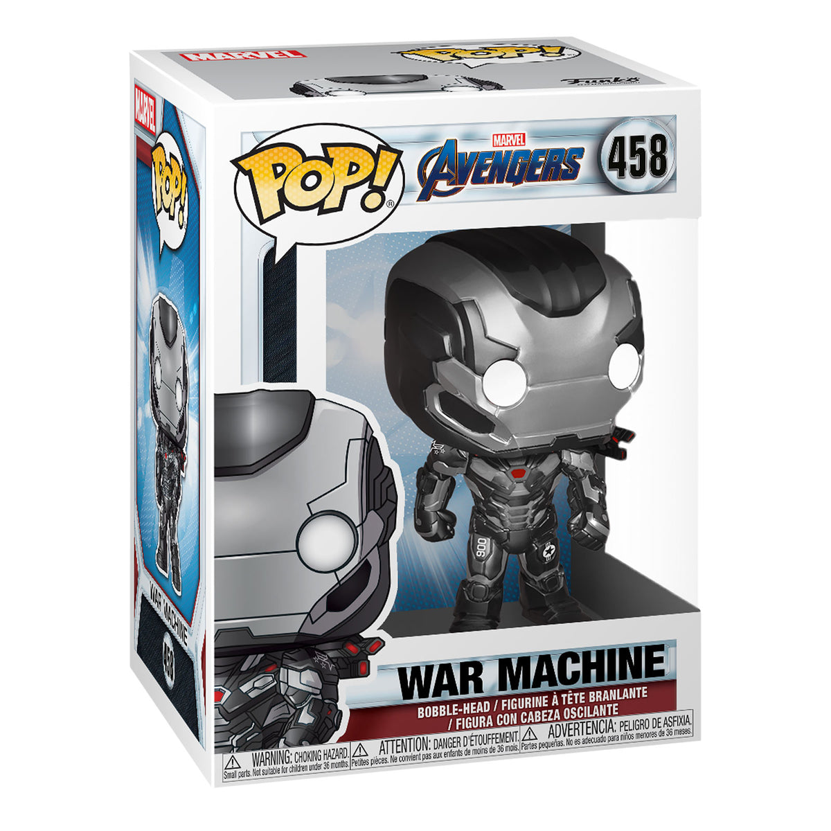 Produktbild Avengers - War Machine Endgame Funko Pop figur med vickande huvud