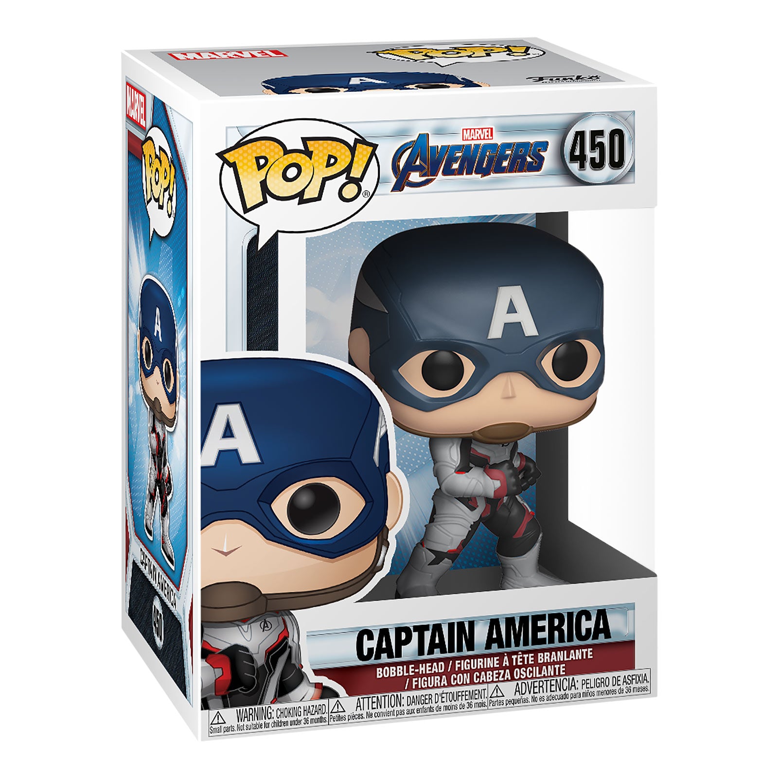 Produktbild Avengers - Captain America Endgame Funko Pop figur med vickande huvud