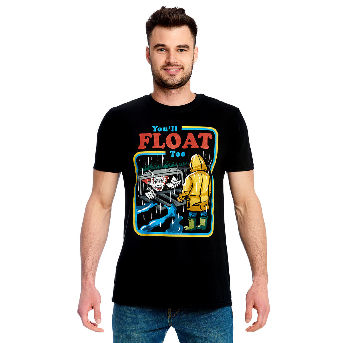 Produktbild Stephen Kings DET - You'll Float Too Comic T-Shirt svart