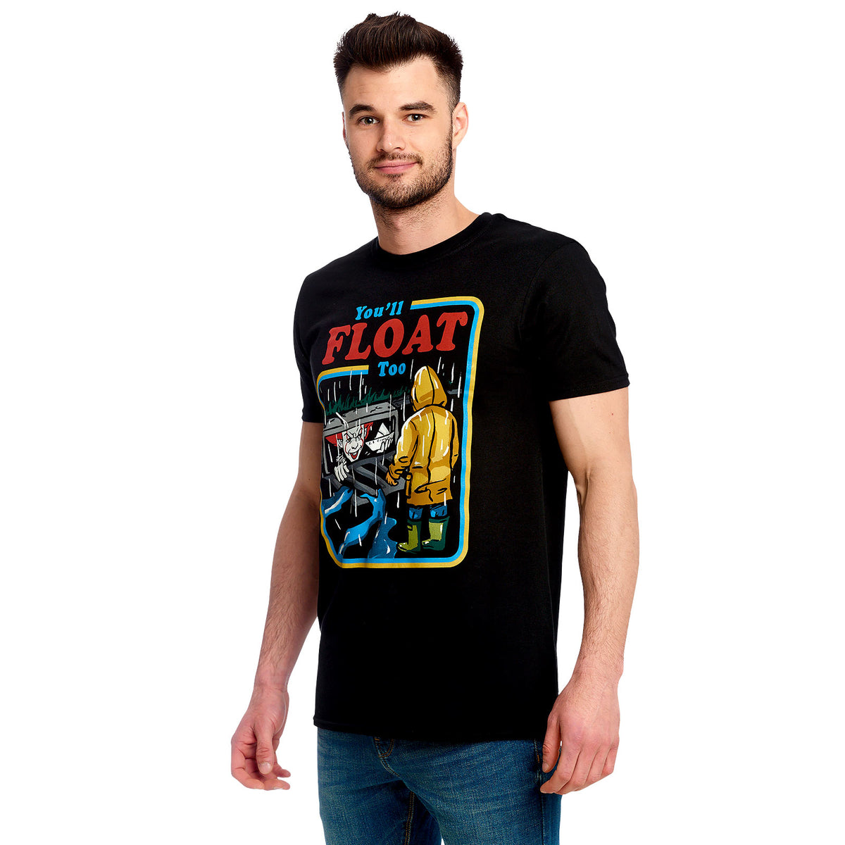 Produktbild Stephen Kings DET - You'll Float Too Comic T-Shirt svart