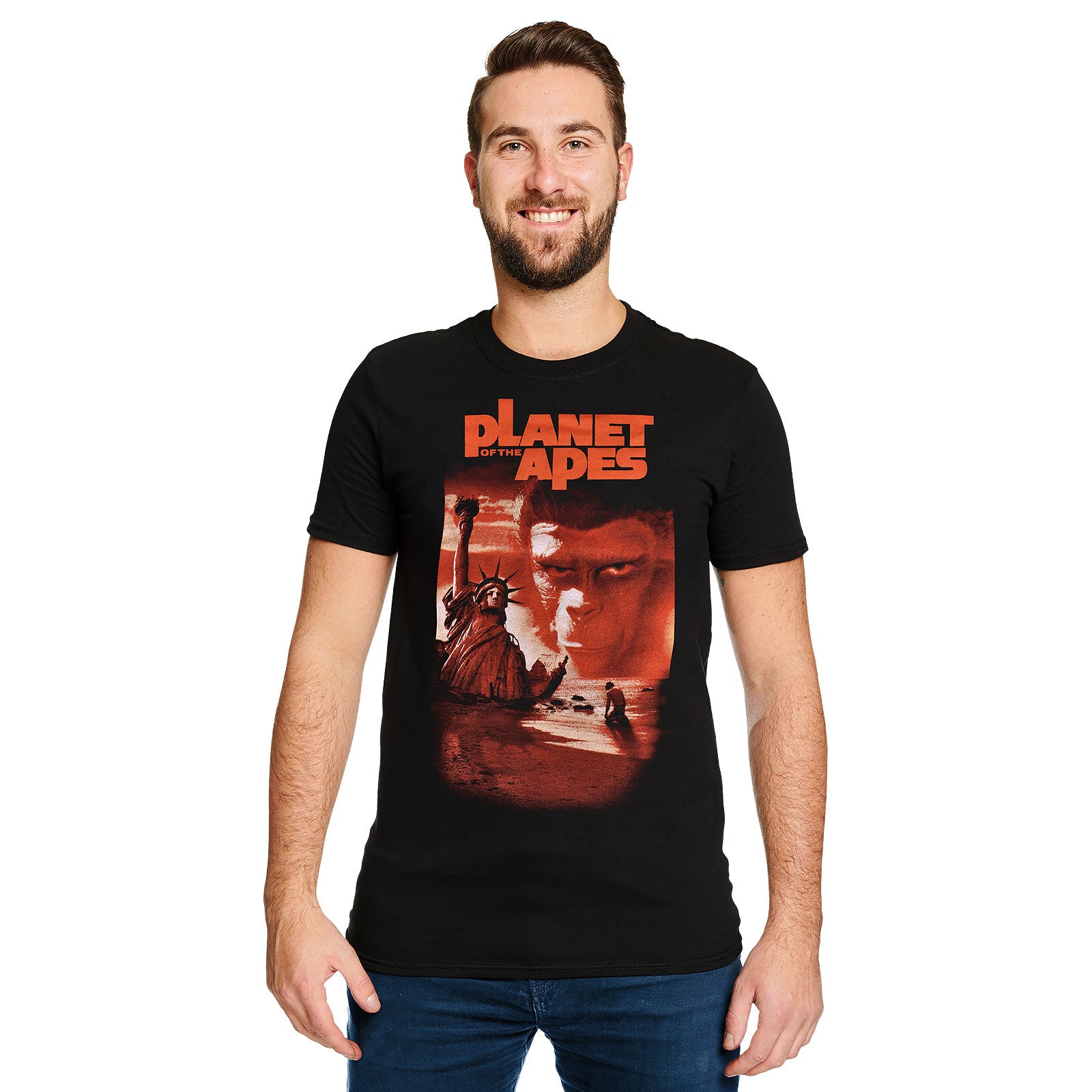 Produktbild Apornas planet - Klassisk filmposter 1968 T-shirt svart
