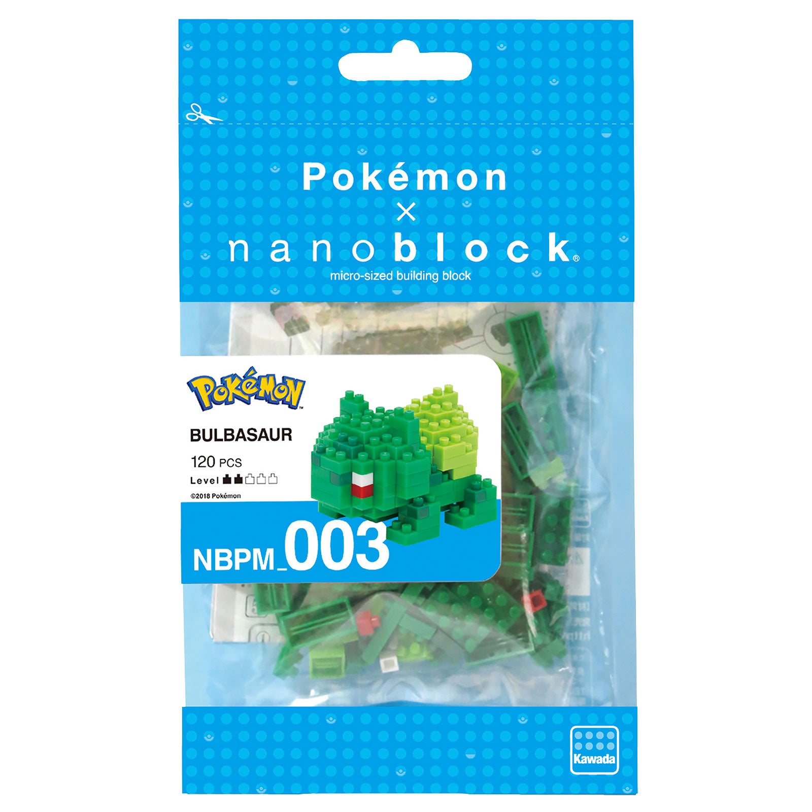 Produktbild Pokemon - Bisasam nanoblock Mini byggklossfigur