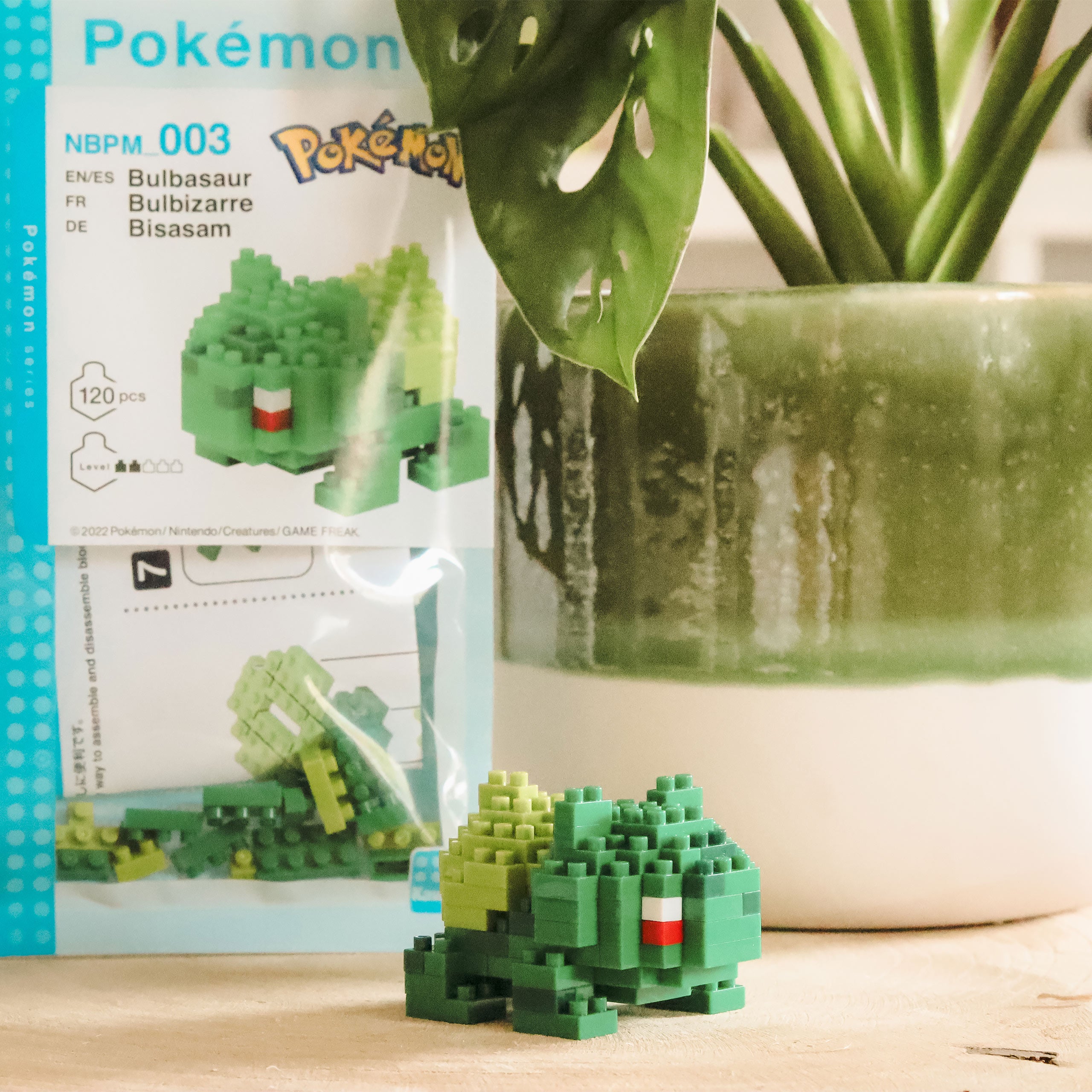 Produktbild Pokemon - Bisasam nanoblock Mini byggklossfigur