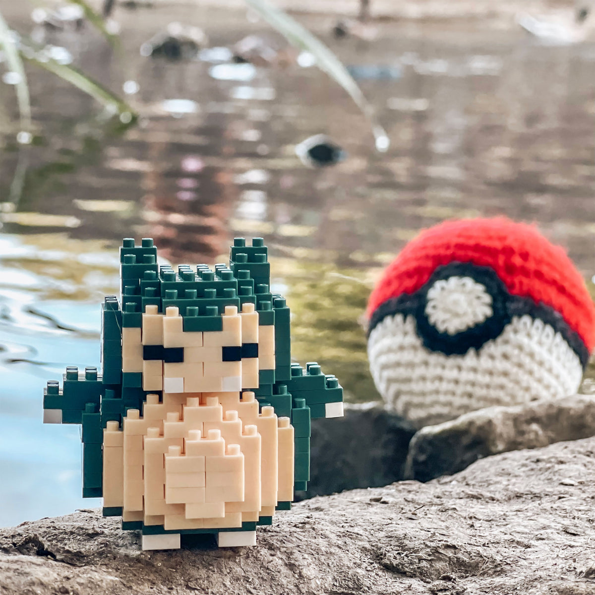 Produktbild Pokemon - Relaxo nanoblock Mini Byggklossfigur