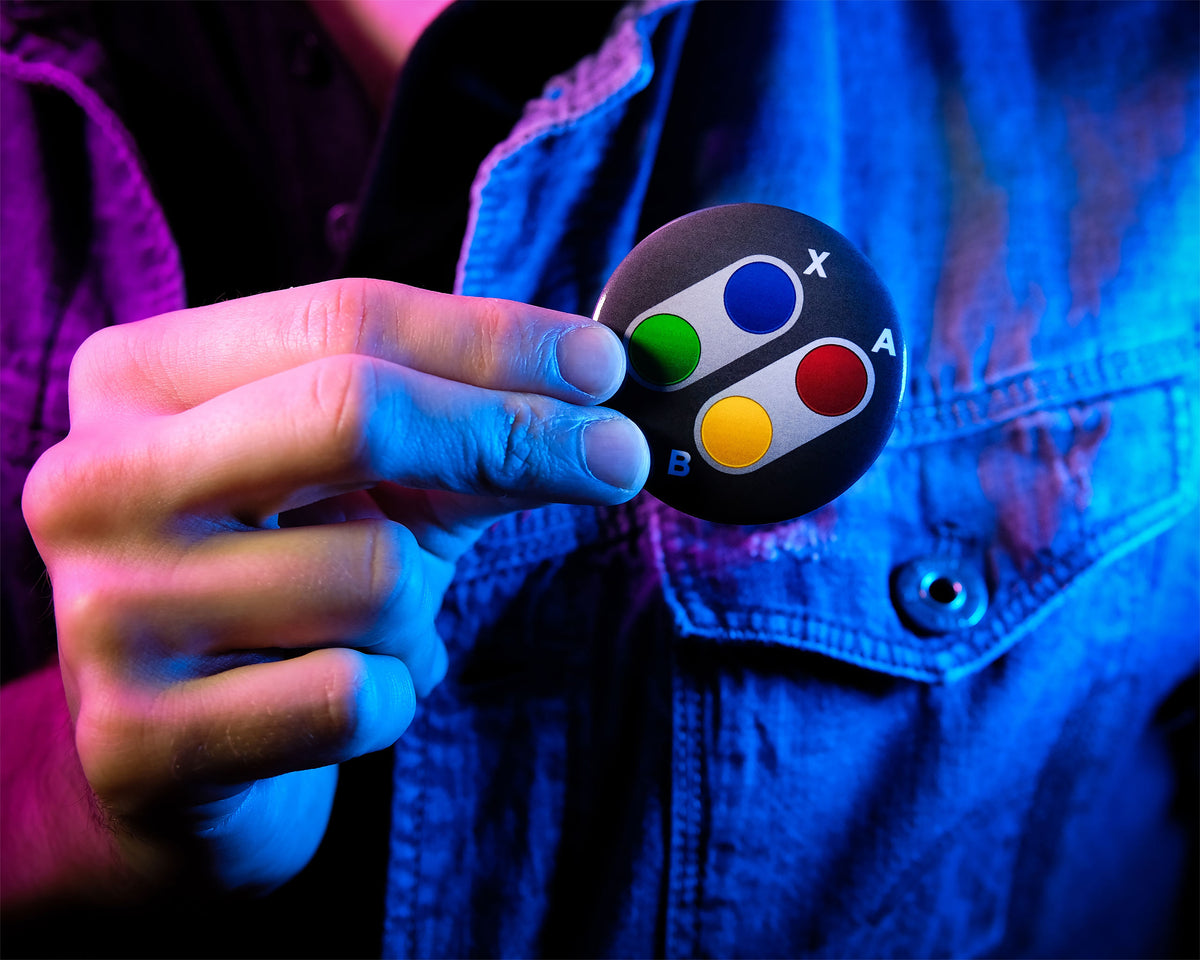 Produktbild Knapp för Nintendo-fans