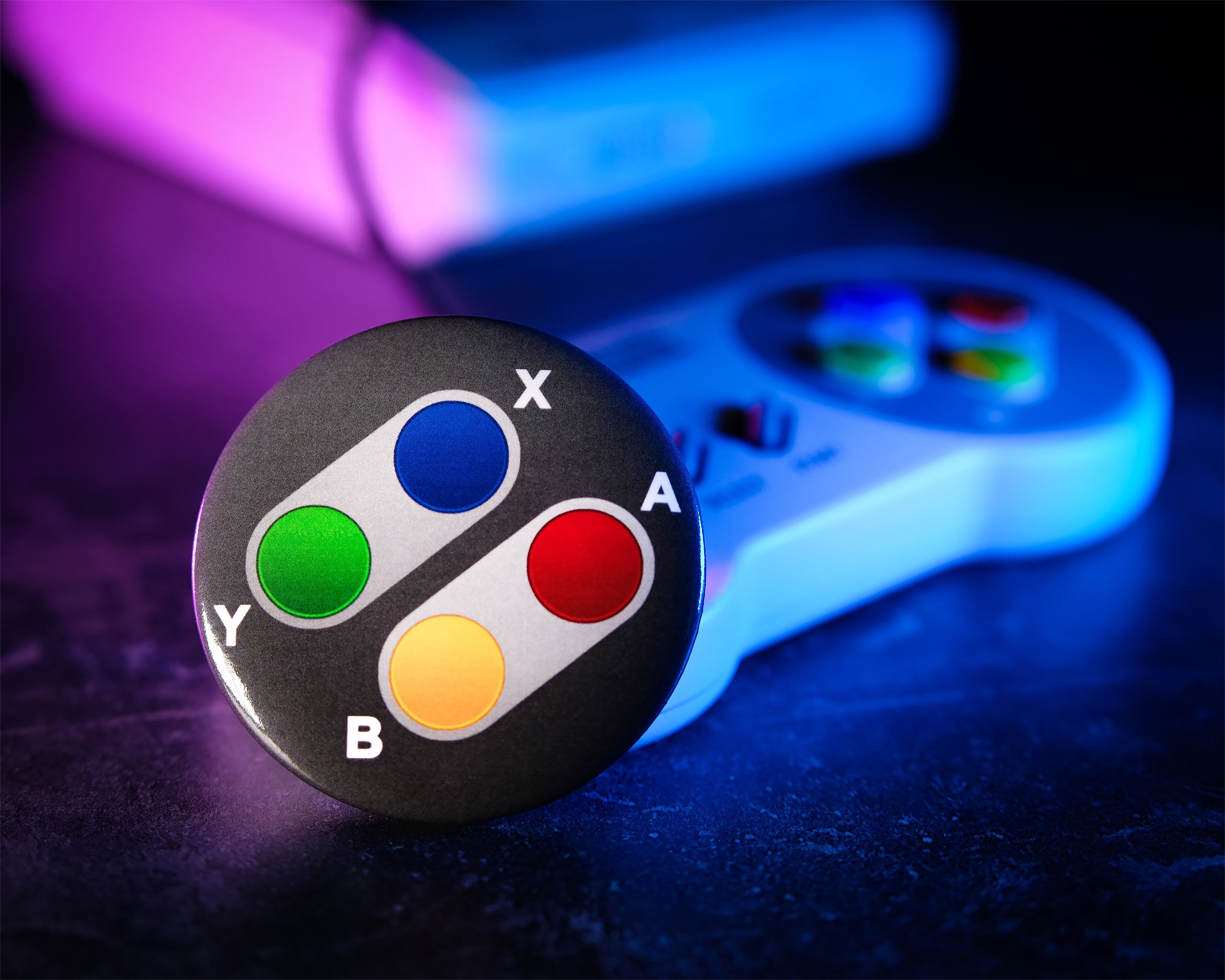 Produktbild Knapp för Nintendo-fans