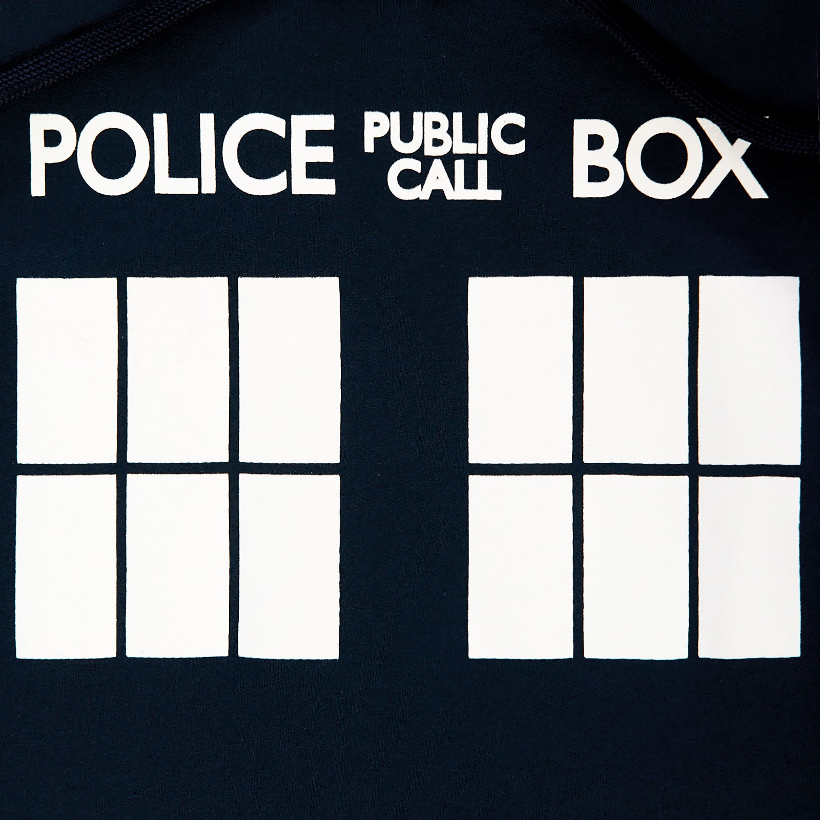 Produktbild Doctor Who - Tardis Police Box Hoodie blå