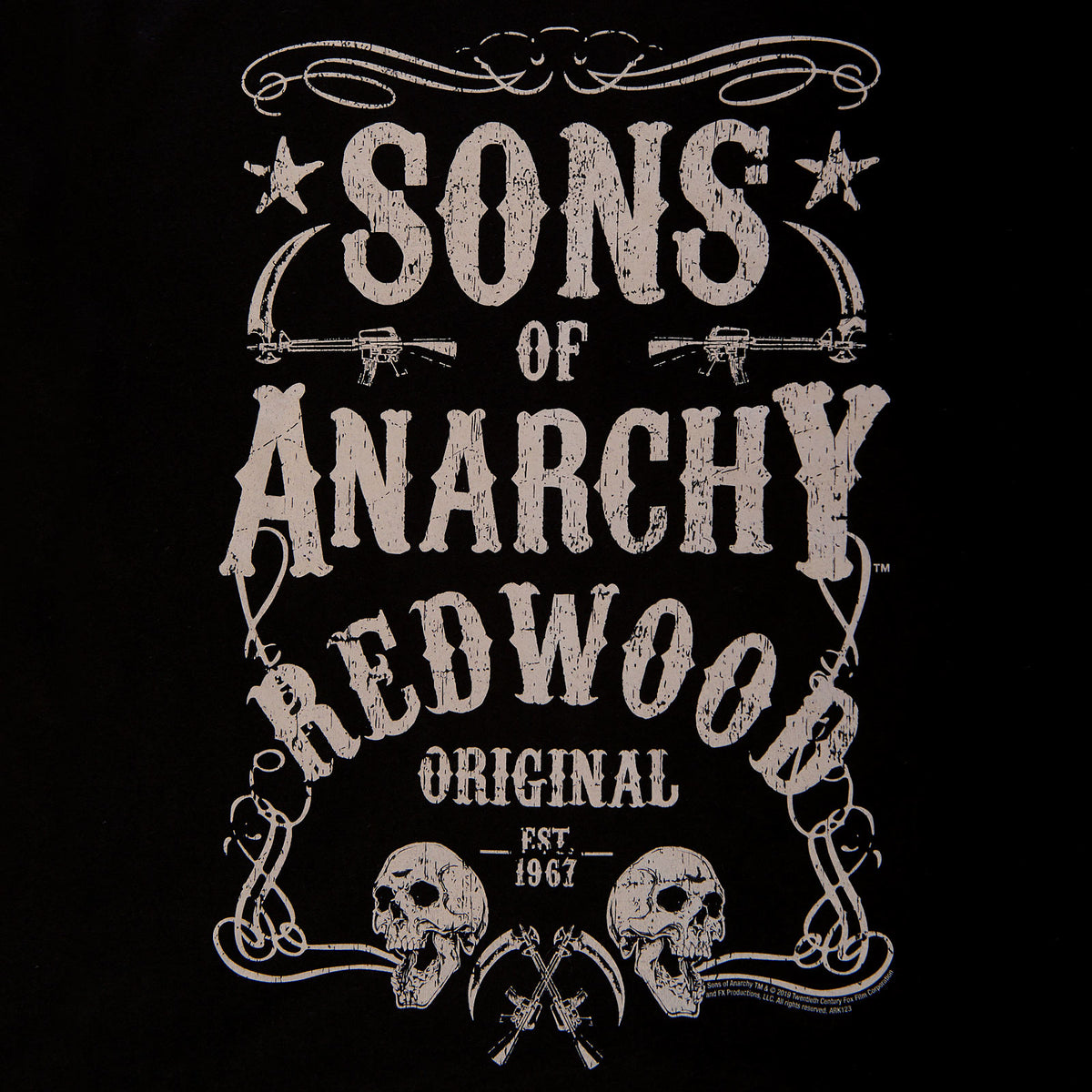 Produktbild Sons of Anarchy - Redwood Original Est. 1967 T-shirt svart