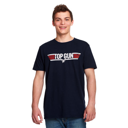 Produktbild Top Gun - Logotyp T-shirt blå