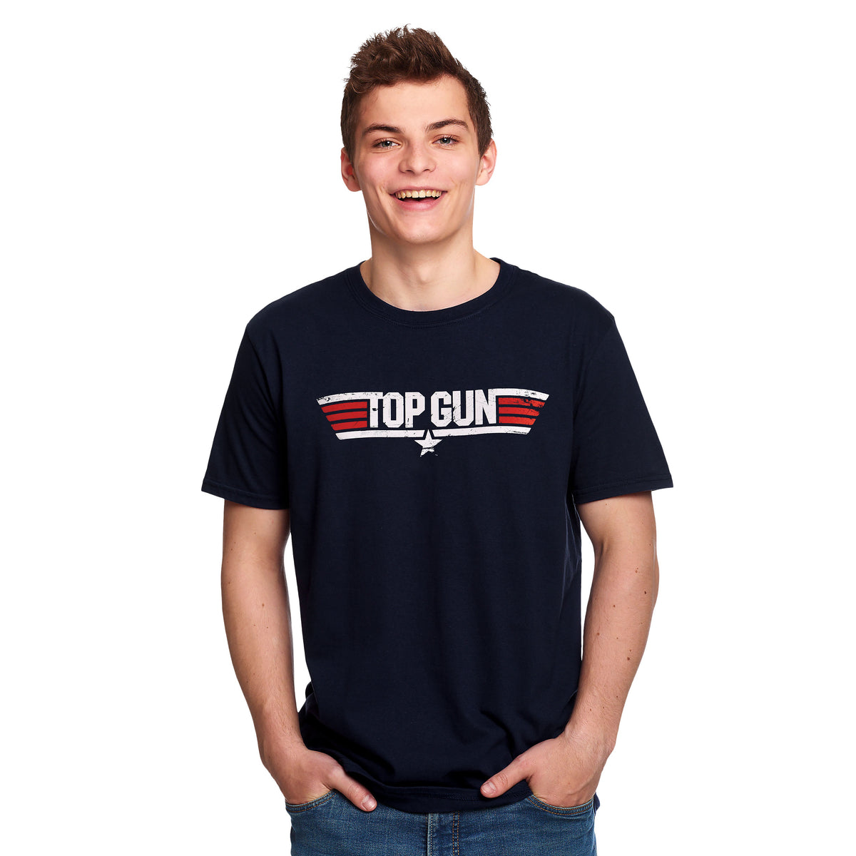 Produktbild Top Gun - Logotyp T-shirt blå