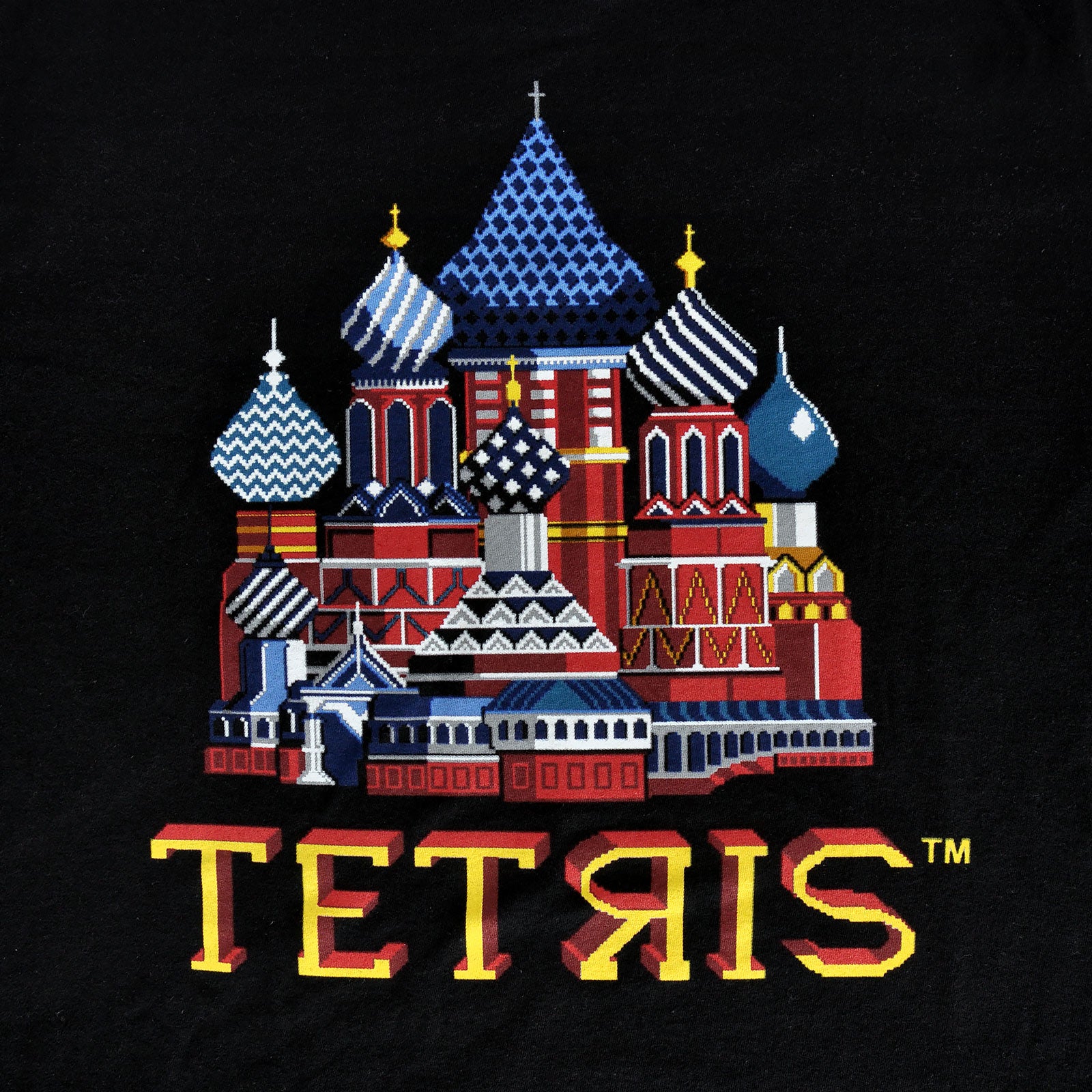Produktbild Tetris - Röda Torget Titelbildskärm T-shirt svart