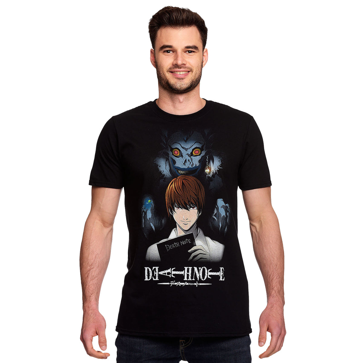 Produktbild Death Note - Ryuk & Kira T-shirt svart