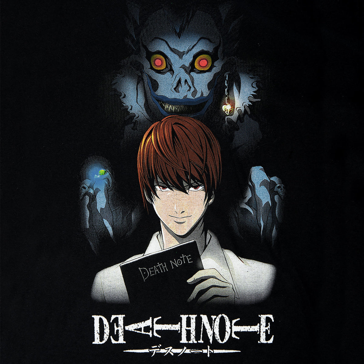 Produktbild Death Note - Ryuk & Kira T-shirt svart