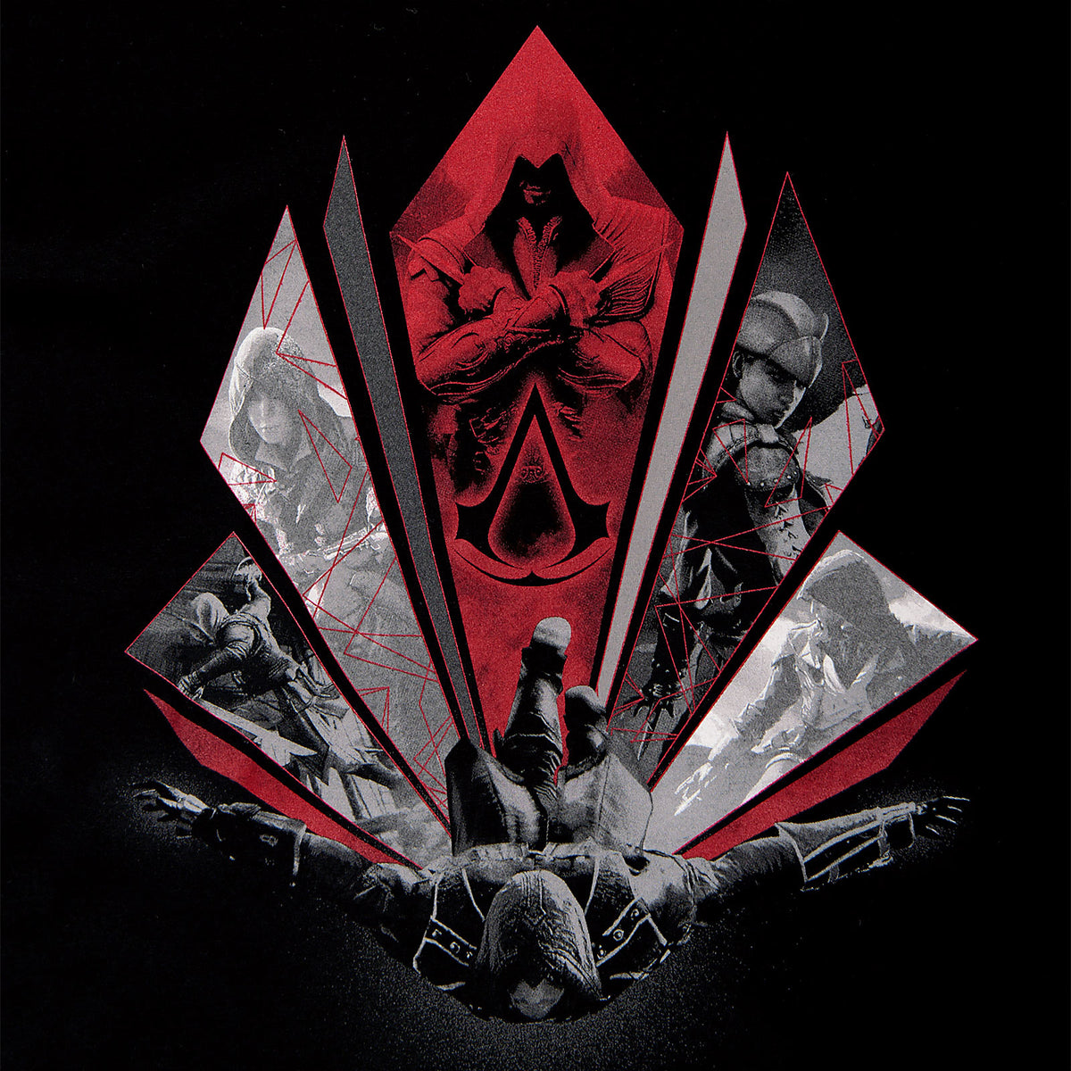 Produktbild Assassins Creed - Eagle Dive T-shirt svart