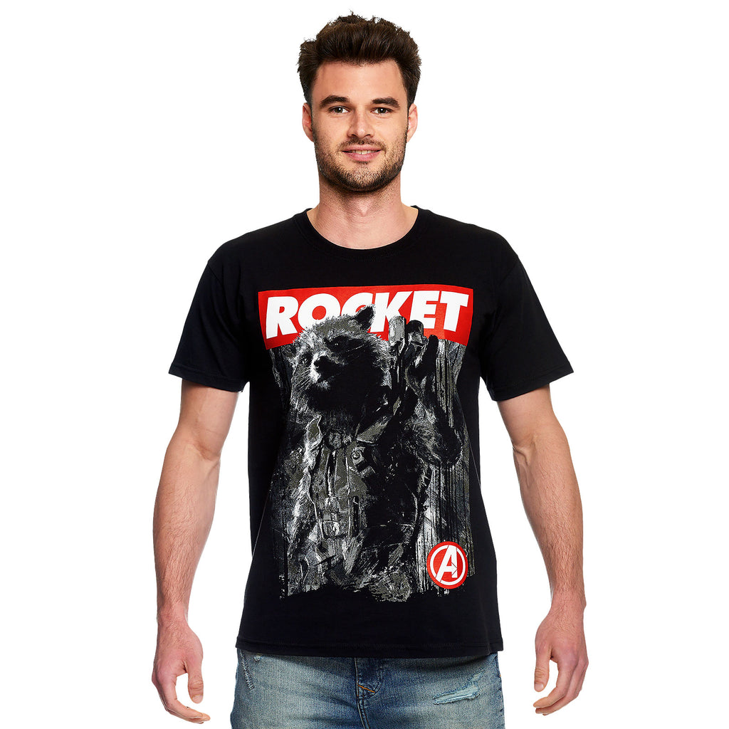 Produktbild Avengers - Rocket Raccoon T-shirt svart