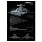 Produktbild Star Wars - Stjärnkryssare Metallposter