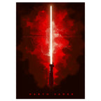 Produktbild Star Wars - Darth Vader ljussabel metallposter
