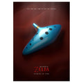 Produktbild Metallposter Ocarina of Time för Zelda-fans
