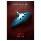 Produktbild Metallposter Ocarina of Time för Zelda-fans