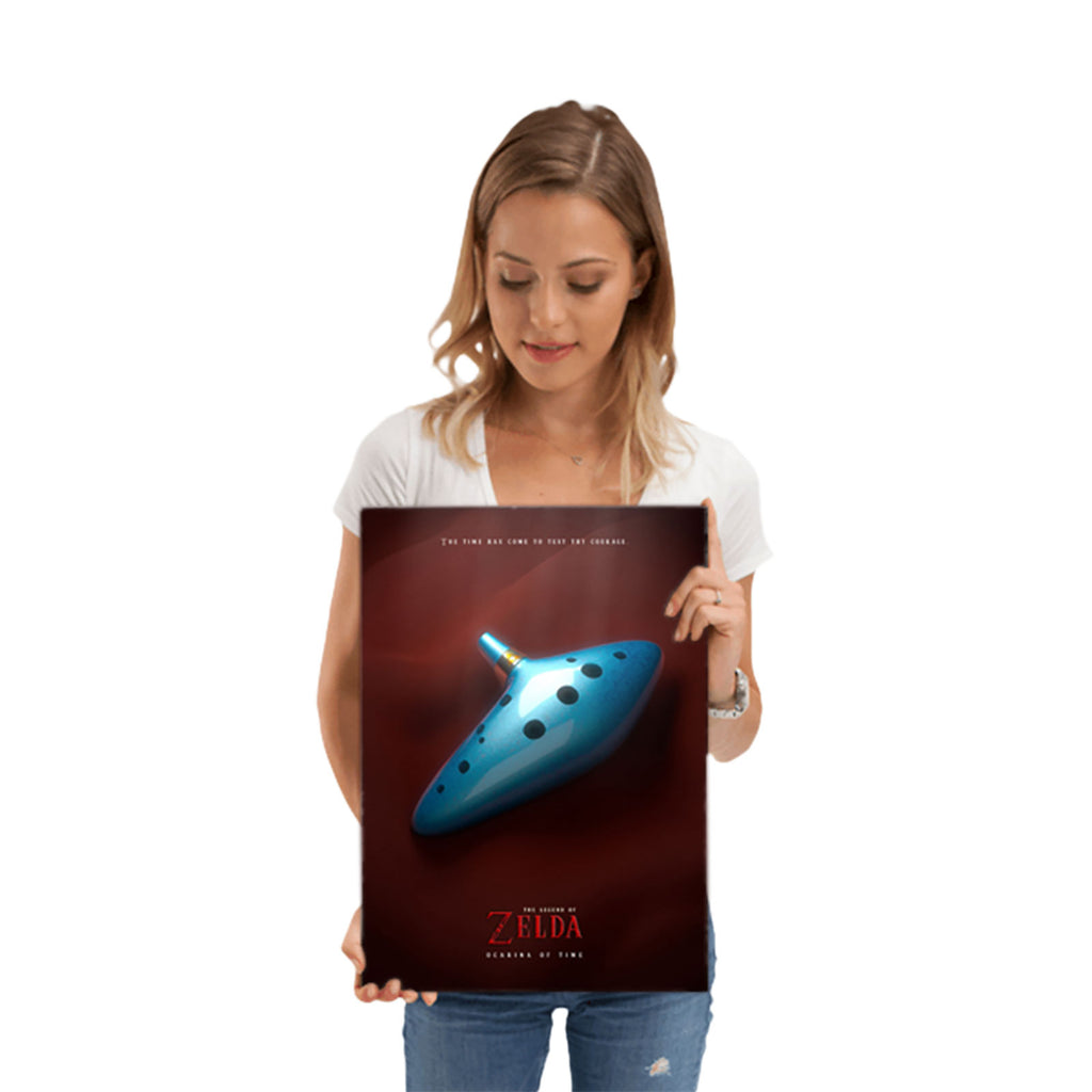 Produktbild Metallposter Ocarina of Time för Zelda-fans
