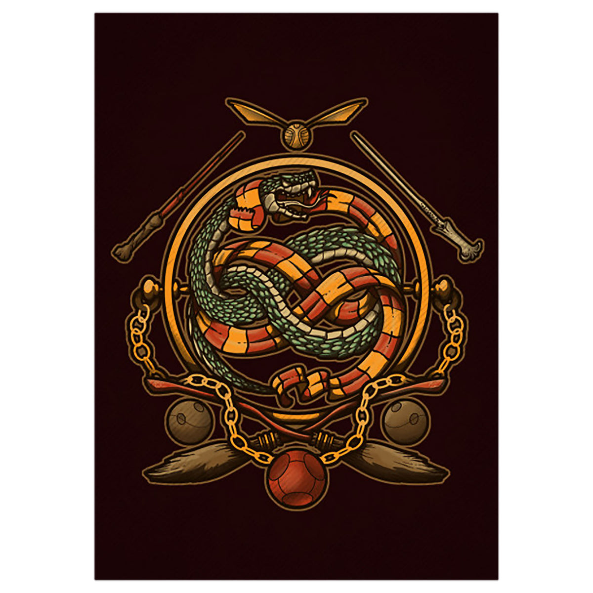 Produktbild Neverending Magic Metallposter för Harry Potter-fans