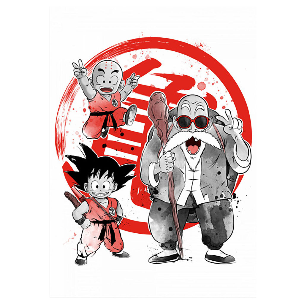 Produktbild Kame School metallposter för Dragon Ball-fans