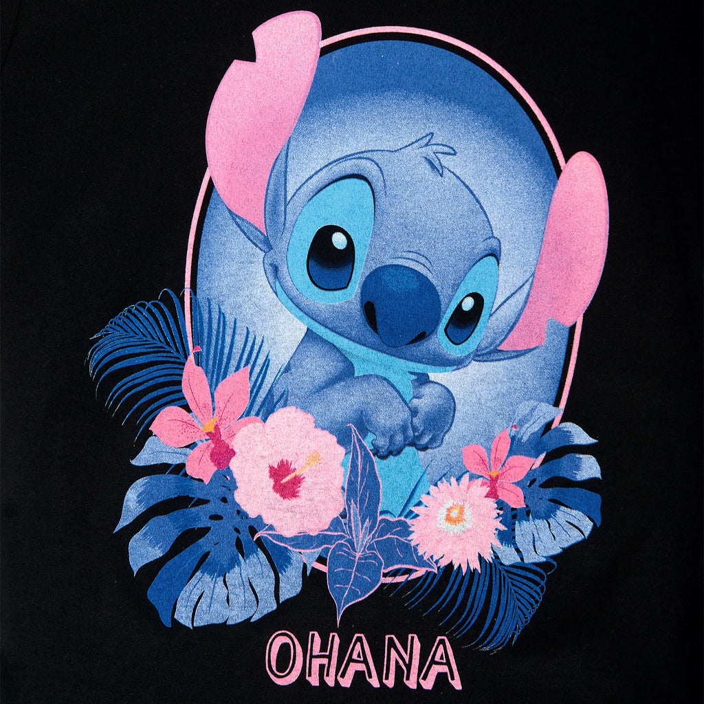 Produktbild Lilo & Stitch - Ohana T-shirt dam svart