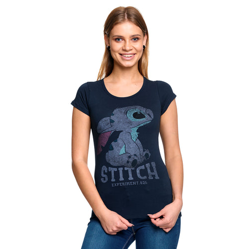 Produktbild Lilo & Stitch - Stitch T-shirt dam blå