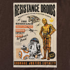Produktbild Star Wars - Resistance Droids T-Shirt brun