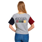 Produktbild Harry Potter - Hogwarts Crop Top dam grå