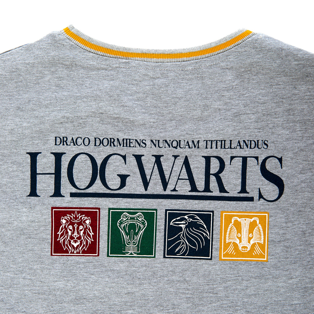 Produktbild Harry Potter - Hogwarts Crop Top dam grå