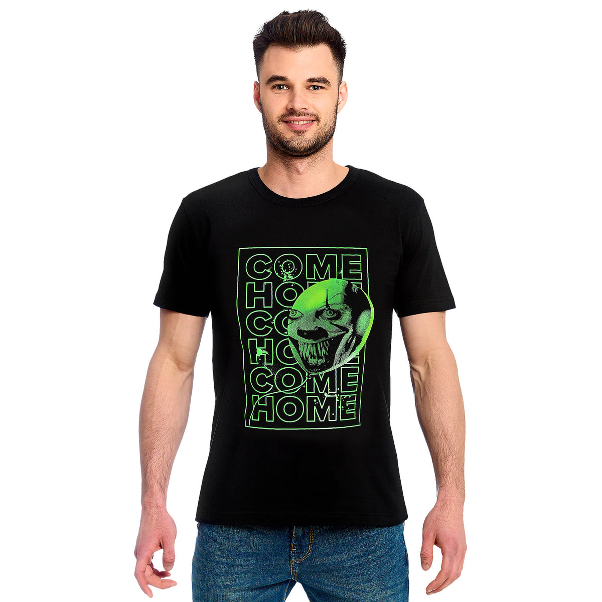 Produktbild Stephen Kings DET - Come Home Glow in the Dark T-Shirt svart