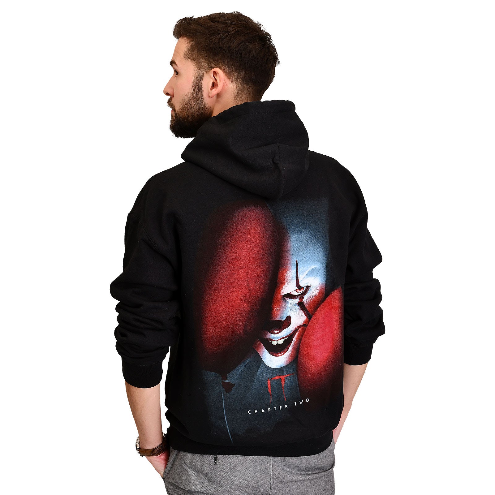 Produktbild Stephen Kings DET - Pennywise Chapter Two Hoodie svart