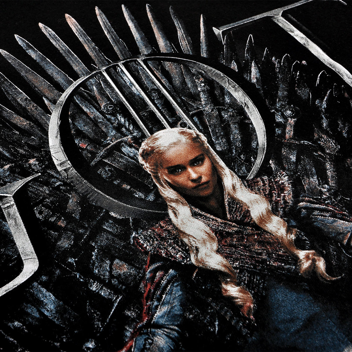 Produktbild Game of Thrones - Daenerys For The Throne T-Shirt svart