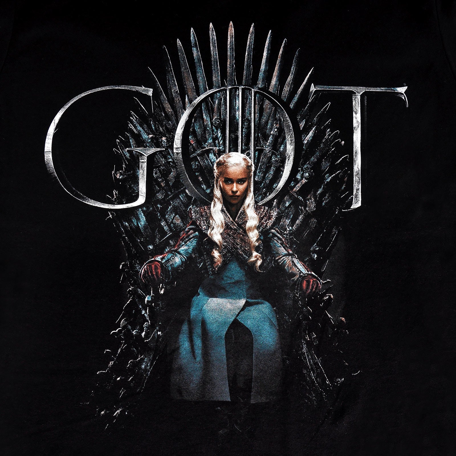 Produktbild Game of Thrones - Daenerys For The Throne T-Shirt svart