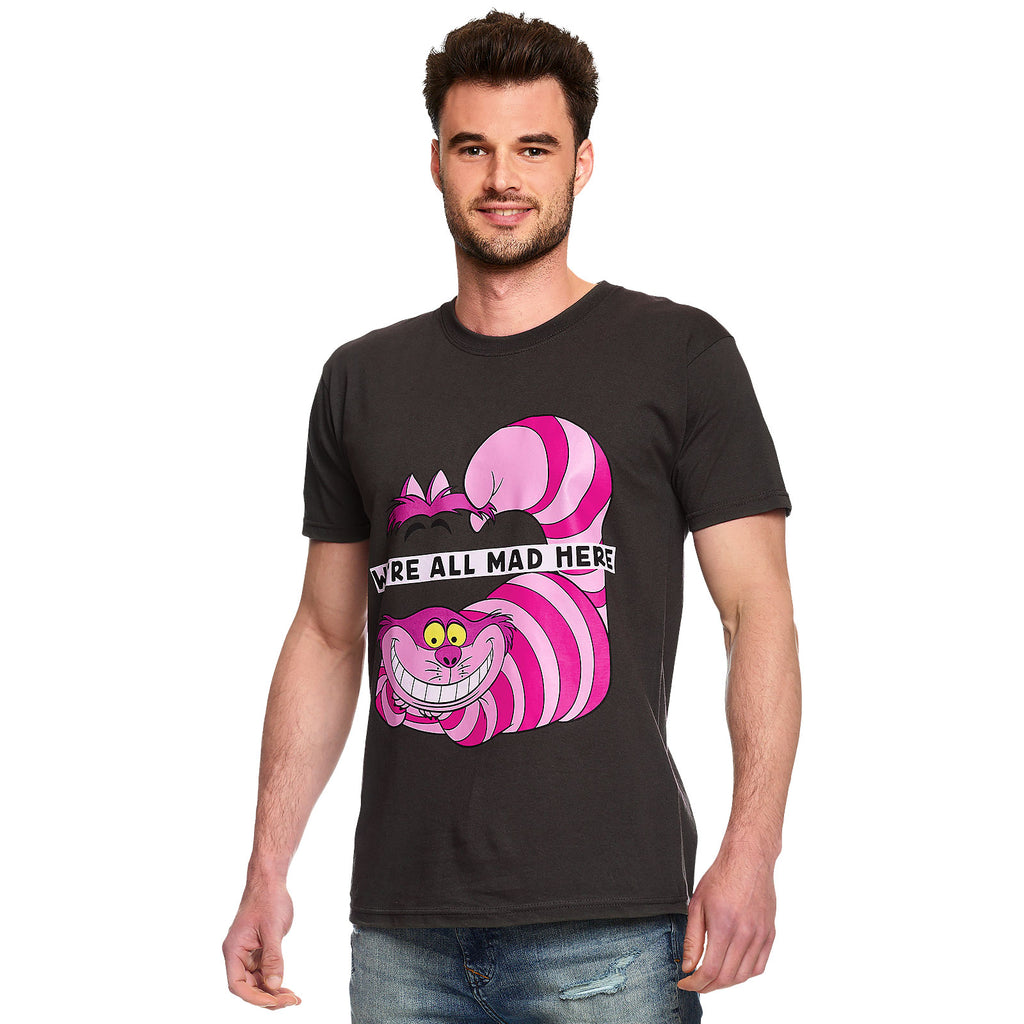 Produktbild Alice i Underlandet - Cheshirekatten All Mad Here T-shirt grå