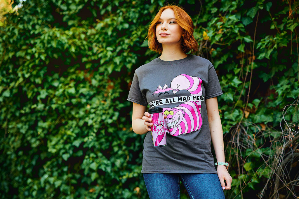 Produktbild Alice i Underlandet - Cheshirekatten All Mad Here T-shirt grå