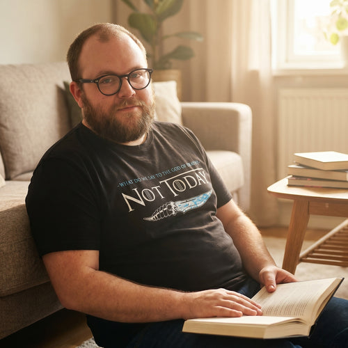 Produktbild Not Today T-shirt för Game of Thrones-fans svart