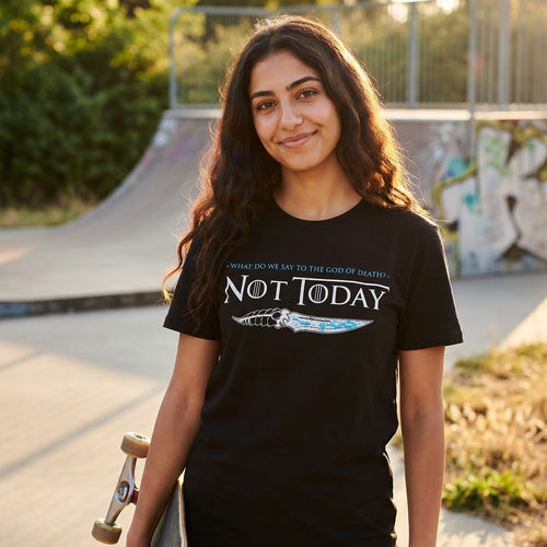 Produktbild Not Today T-shirt för Game of Thrones-fans svart