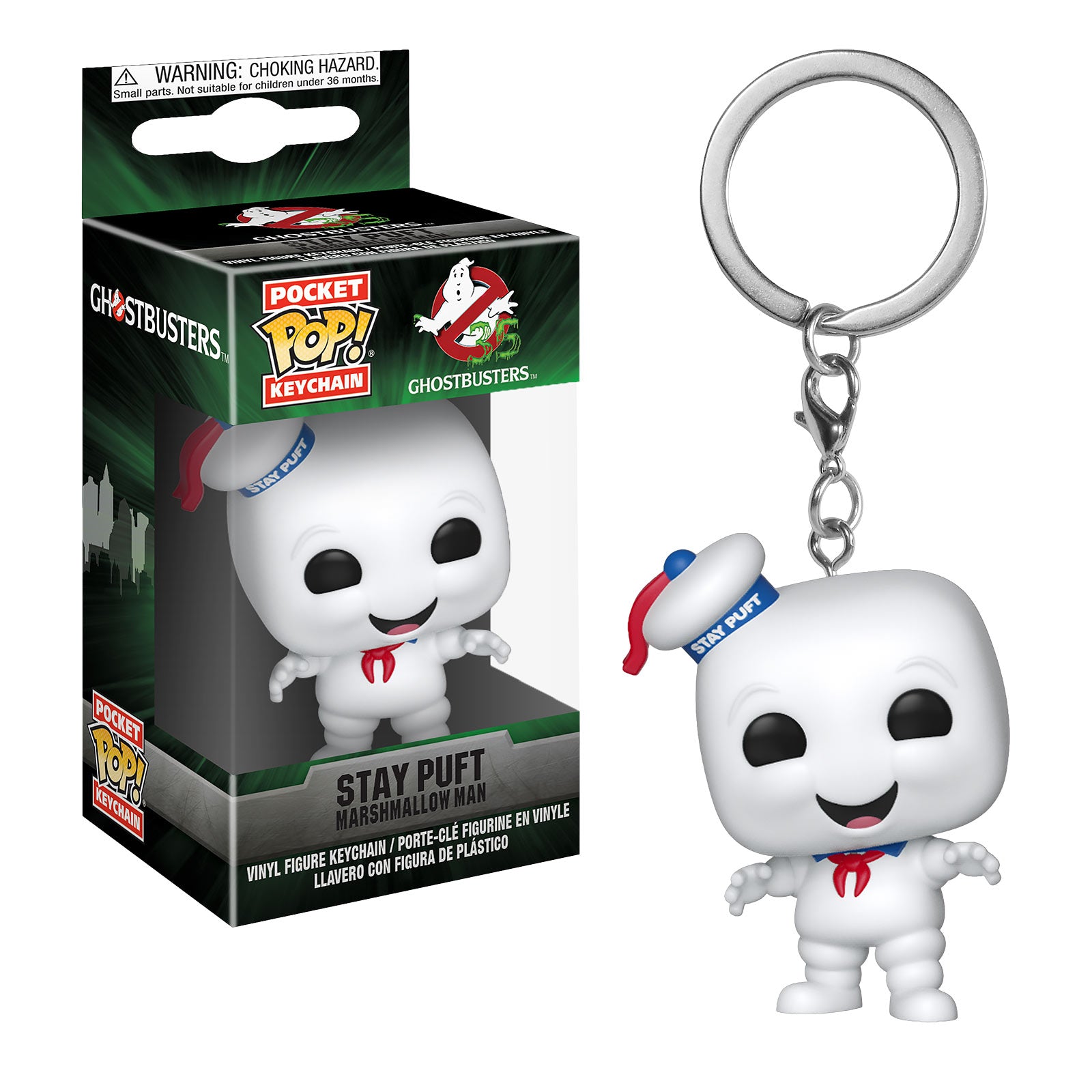 Produktbild Ghostbusters - Marshmallow Man Funko Pop nyckelring