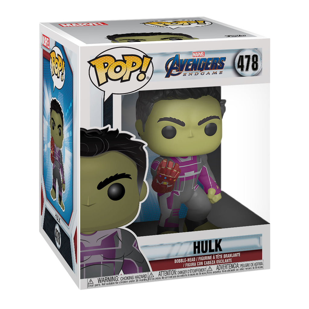 Produktbild Avengers - Hulk med Nano Gauntlet Endgame Funko Pop vickande figur 16 cm