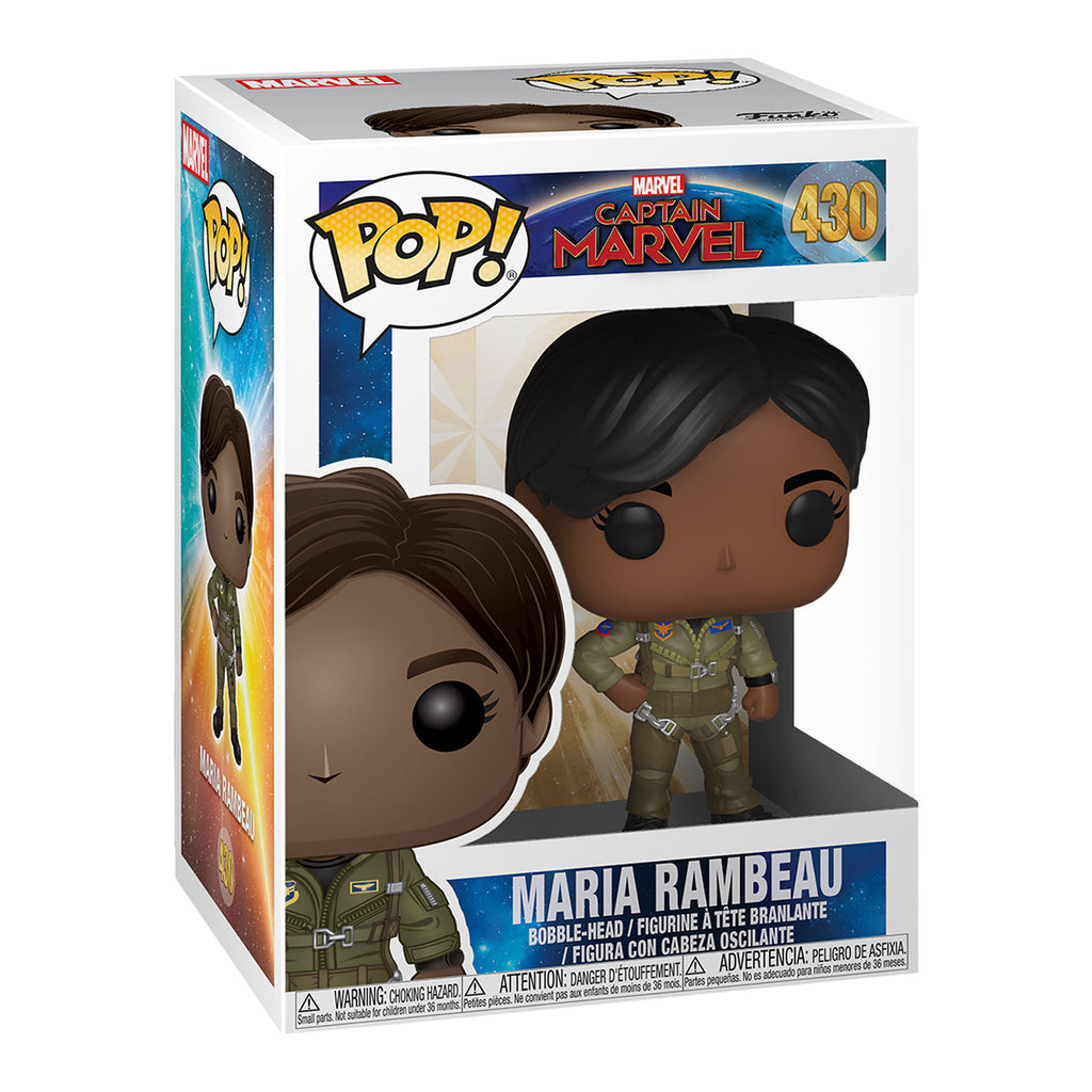 Produktbild Captain Marvel - Maria Rambeau Funko Pop vickande huvud-figur