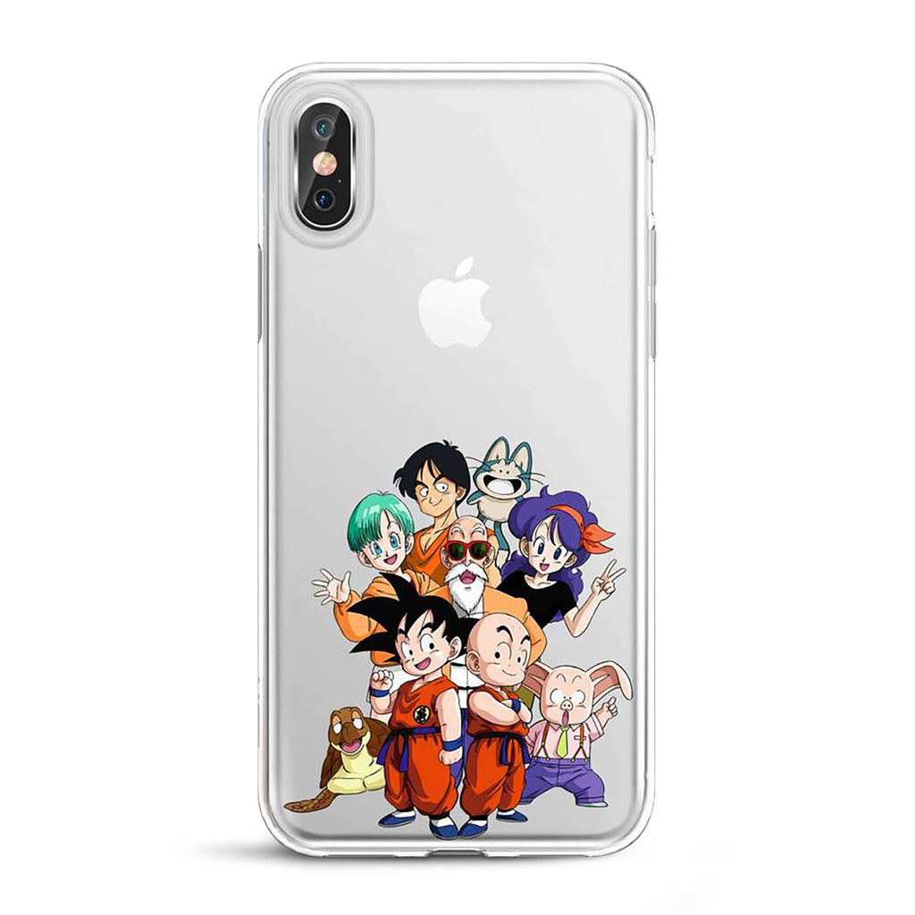 Produktbild Dragon Ball - Karaktärer iPhone X / XS Skal silikon transparent