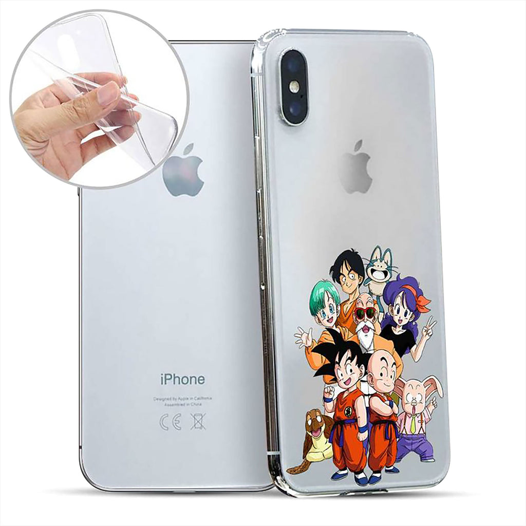 Produktbild Dragon Ball - Karaktärer iPhone X / XS Skal silikon transparent