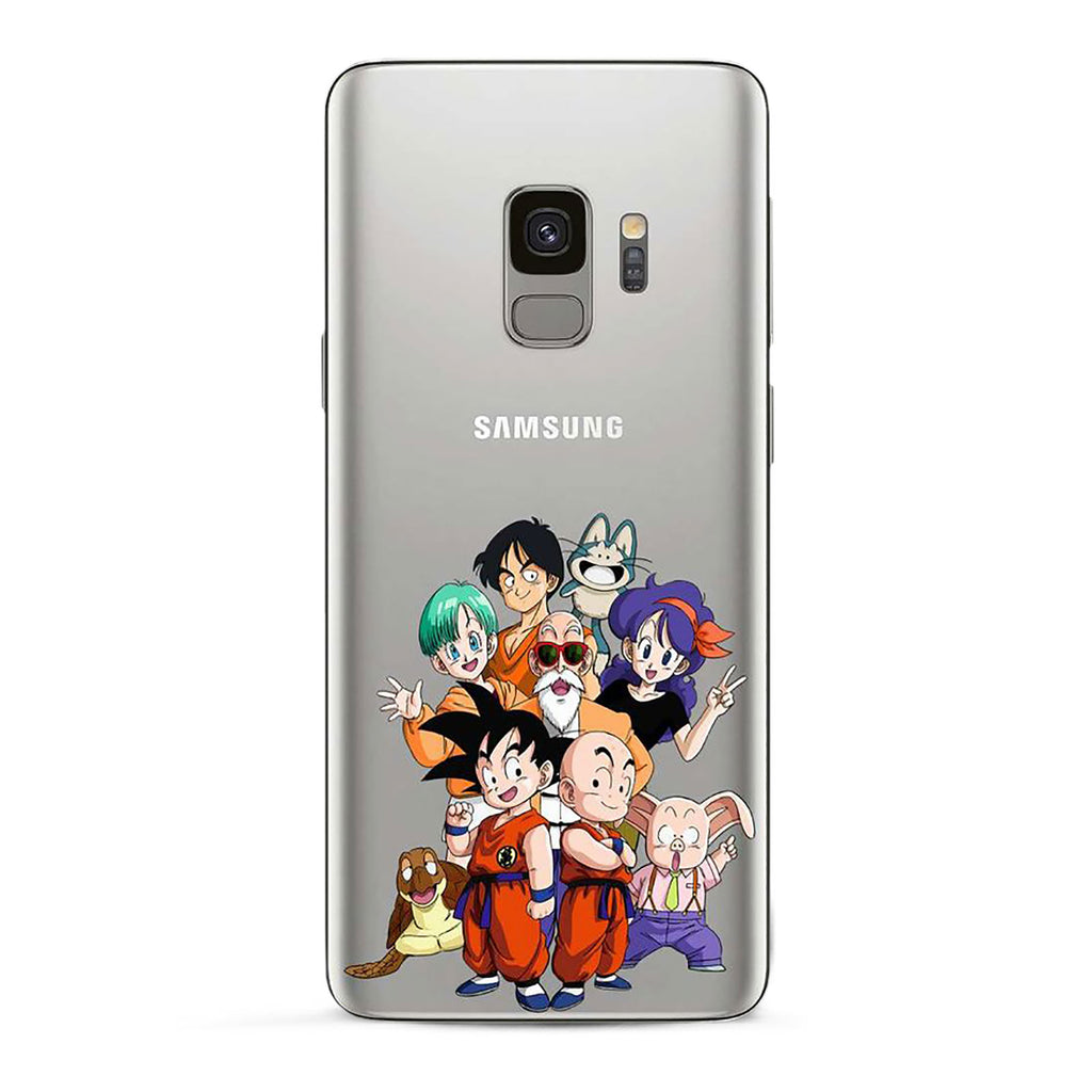 Produktbild Dragon Ball - Karaktärer Samsung Galaxy S9 Mobilskal silikon transparent