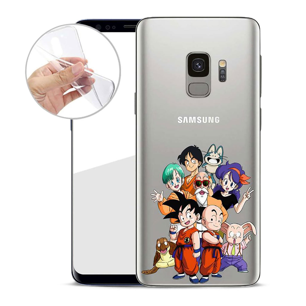 Produktbild Dragon Ball - Karaktärer Samsung Galaxy S9 Mobilskal silikon transparent