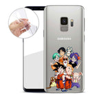 Produktbild Dragon Ball - Karaktärer Samsung Galaxy S9 Mobilskal silikon transparent