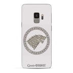 Produktbild Game of Thrones - Stark vapensköld Samsung Galaxy S9 mobilskal silikon vit
