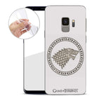 Produktbild Game of Thrones - Stark vapensköld Samsung Galaxy S9 mobilskal silikon vit