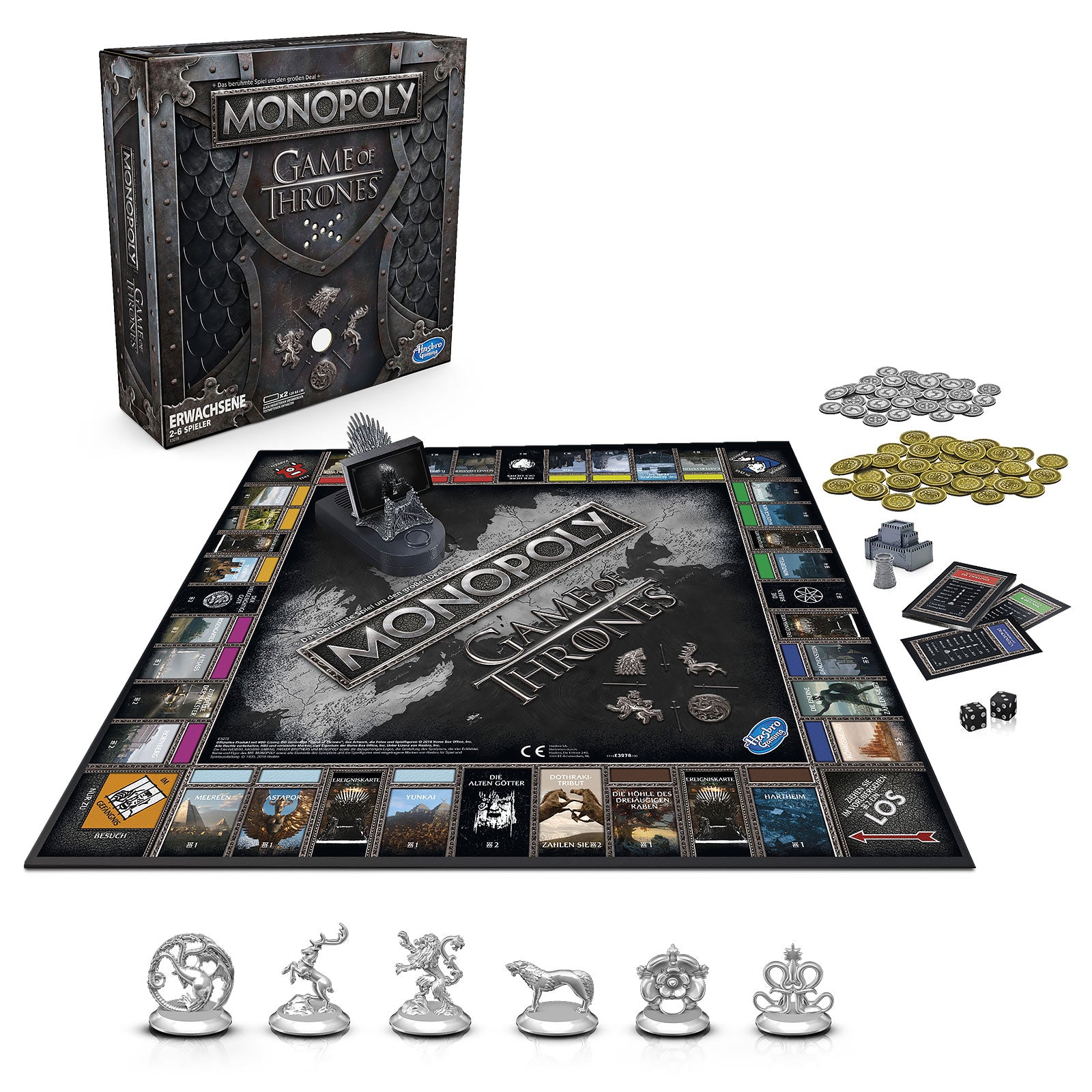 Produktbild Game of Thrones - Monopoly med ljud